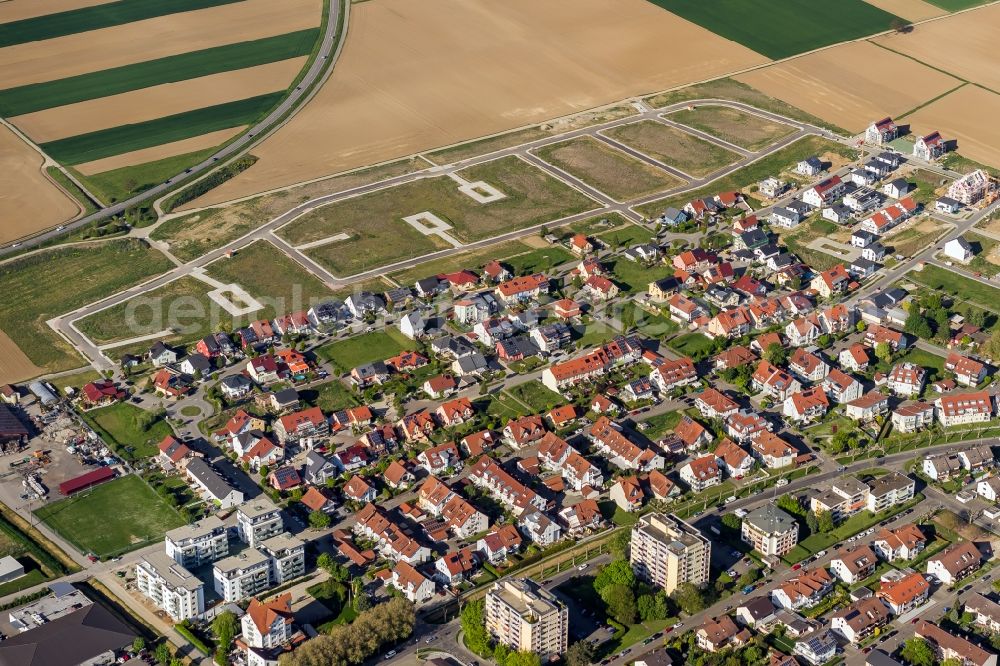 Aerial photograph Endingen am Kaiserstuhl - Single-family residential area of settlement Andlaustrasse - Luisenstrasse - Einsiedelnstrasse in Endingen am Kaiserstuhl in the state Baden-Wuerttemberg