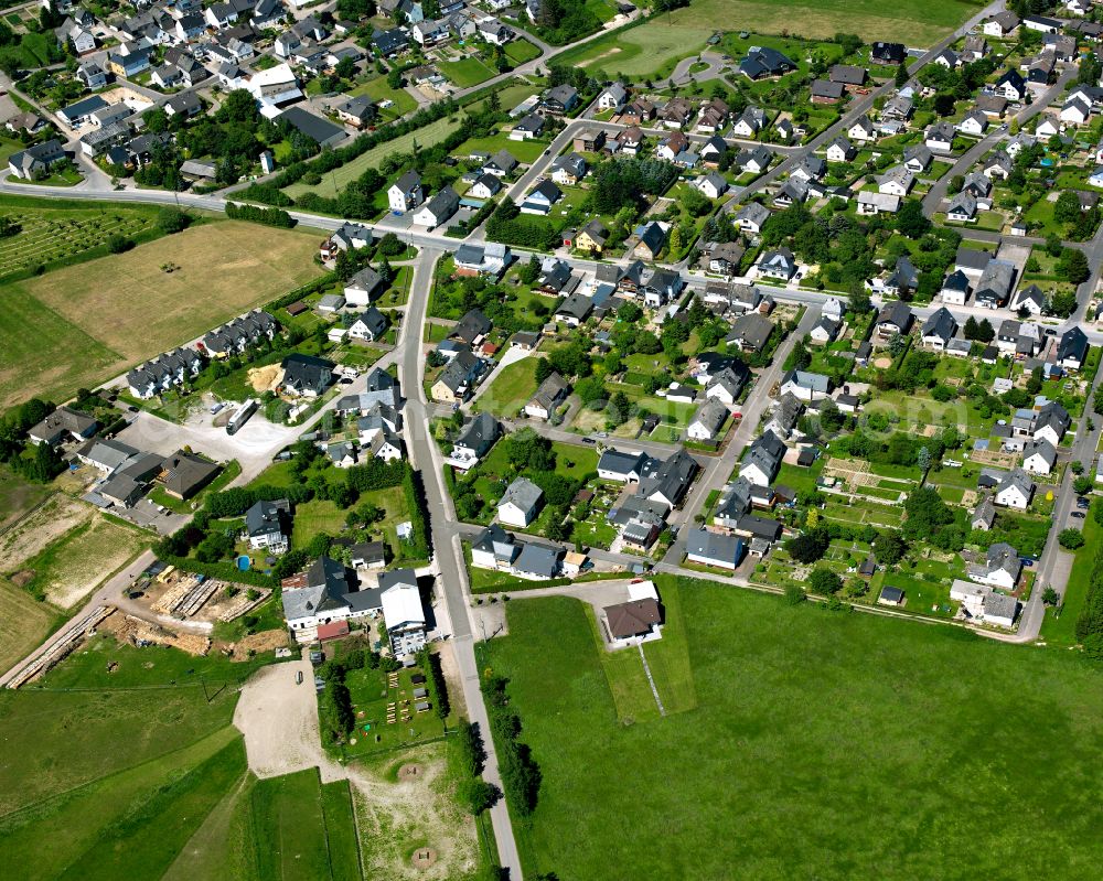 Argenthal from the bird's eye view: Single-family residential area of settlement in Argenthal in the state Rhineland-Palatinate, Germany