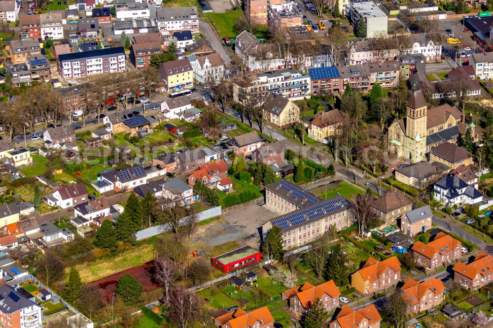 Aerial photograph Batenbrock - Residential area of single-family settlement in Batenbrock in the state North Rhine-Westphalia, Germany