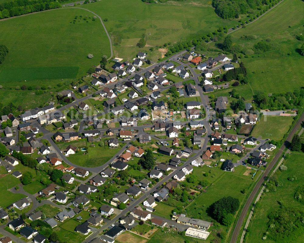 Aerial photograph Bellingen - Single-family residential area of settlement in Bellingen in the state Rhineland-Palatinate