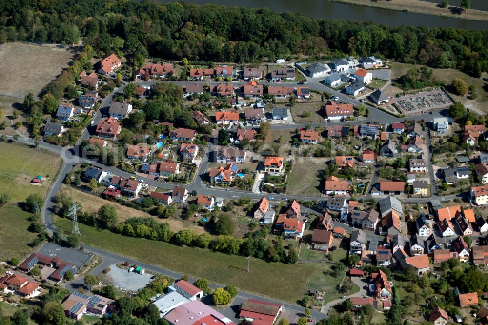 Aerial photograph Bergrothenfels - Single-family residential area of settlement in Bergrothenfels in the state Bavaria, Germany