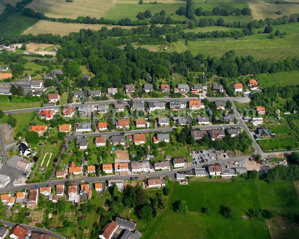 Aerial photograph Betzenrod - Single-family residential area of settlement in Betzenrod in the state Hesse, Germany