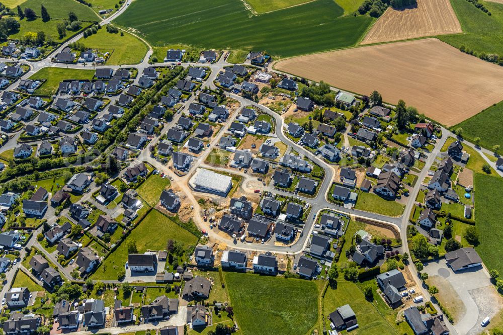 Biekhofen from the bird's eye view: Single-family residential area of settlement in Biekhofen in the state North Rhine-Westphalia, Germany