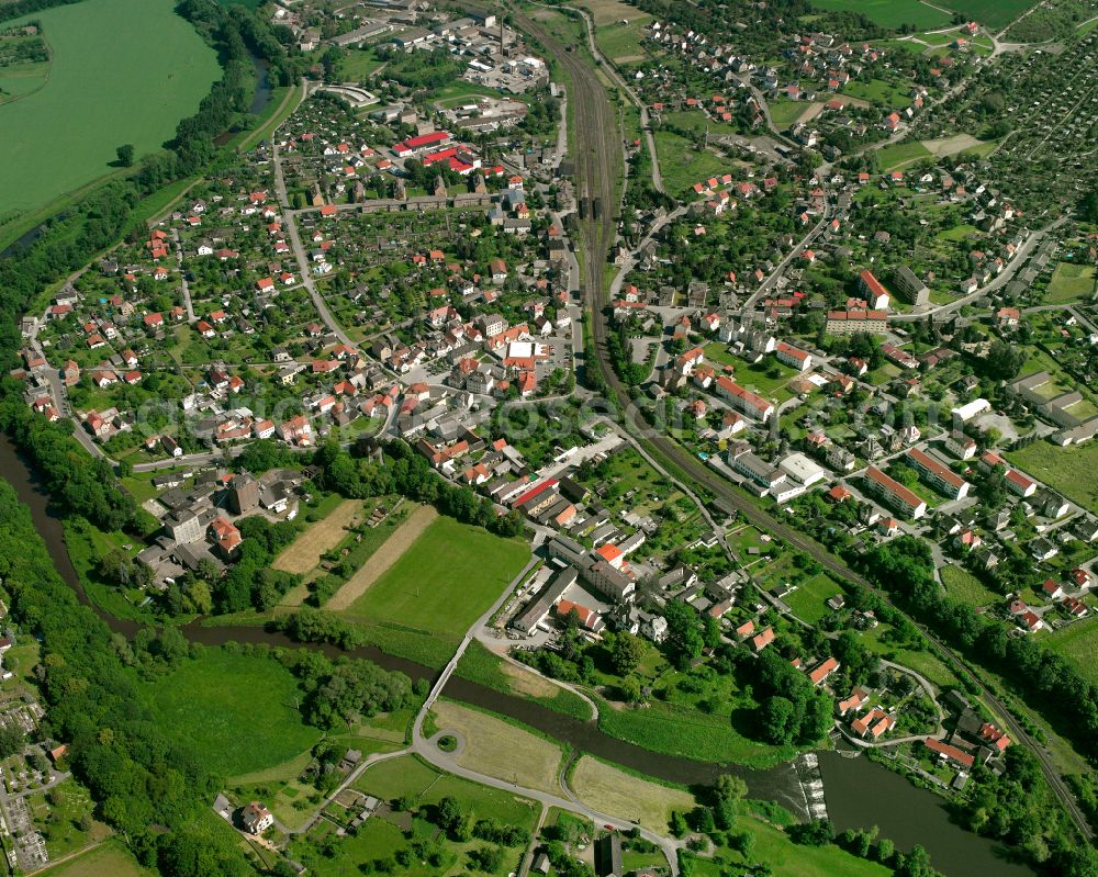 Cronschwitz from the bird's eye view: Single-family residential area of settlement in Cronschwitz in the state Thuringia, Germany