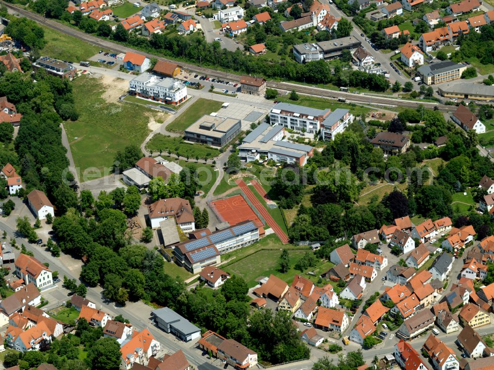 Aerial photograph Dußlingen - Single-family residential area of settlement in Dußlingen in the state Baden-Wuerttemberg, Germany