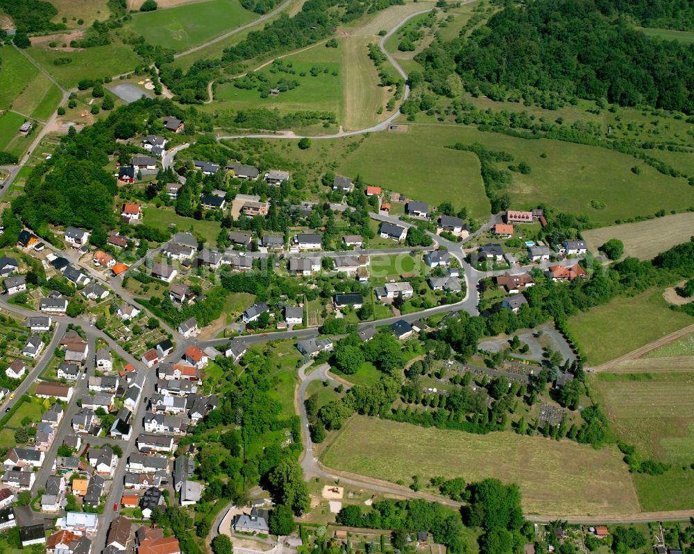 Eibach from the bird's eye view: Single-family residential area of settlement in Eibach in the state Hesse, Germany