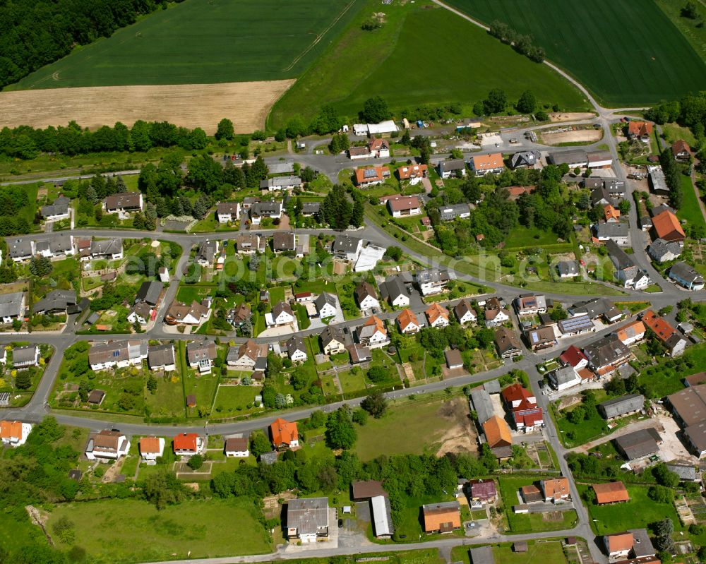 Eifa from the bird's eye view: Single-family residential area of settlement in Eifa in the state Hesse, Germany