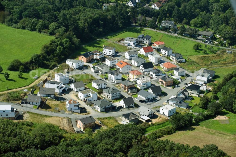 Aerial photograph Wetzlar - Single-family residential area of settlement Elsie-Kuehn-Leitz Strasse in Wetzlar in the state Hesse, Germany