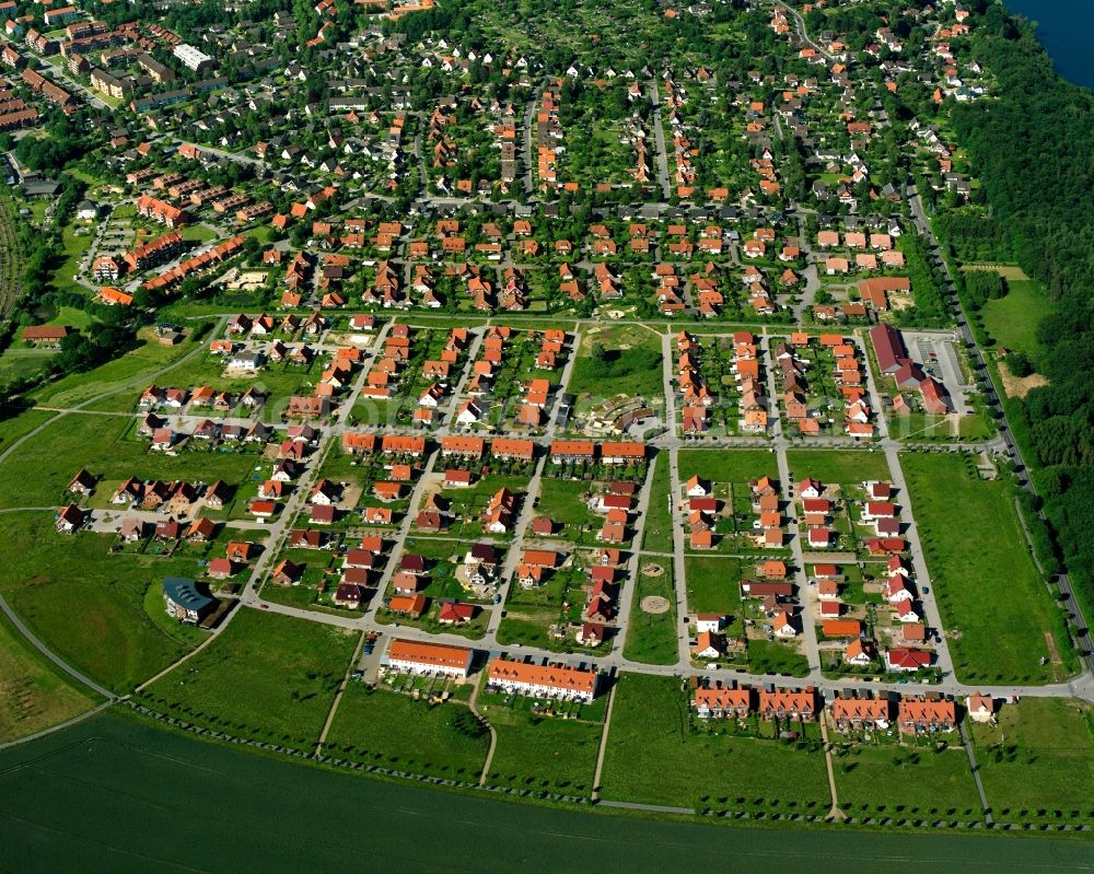 Aerial image Farchauer Mühle - Single-family residential area of settlement in Farchauer Mühle in the state Schleswig-Holstein, Germany