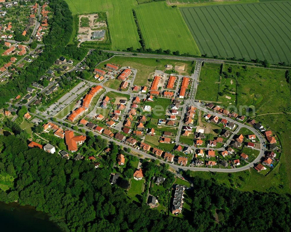 Aerial photograph Farchauer Mühle - Single-family residential area of settlement in Farchauer Mühle in the state Schleswig-Holstein, Germany