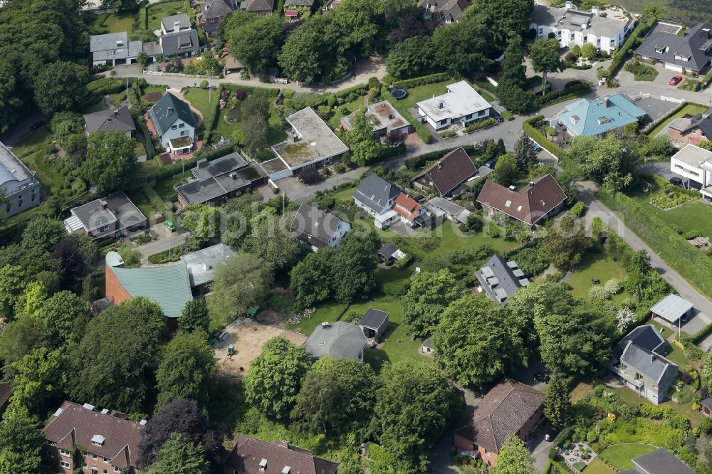 Glücksburg from the bird's eye view: Residential a residential estate in Glucksburg in Schleswig-Holstein