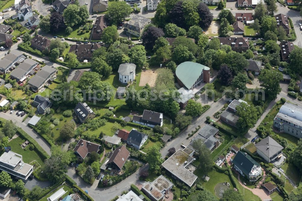 Glücksburg from the bird's eye view: Residential a residential estate in Glucksburg in Schleswig-Holstein