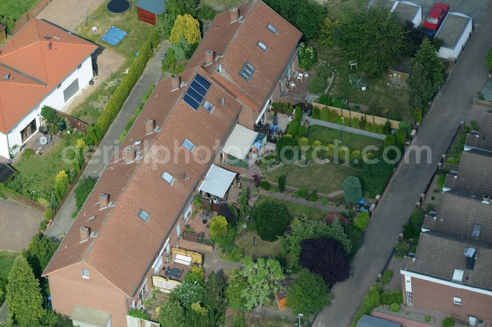 Aerial photograph Hehlingen - Single-family residential area of settlement on Bruchwiesen in Hehlingen in the state Lower Saxony