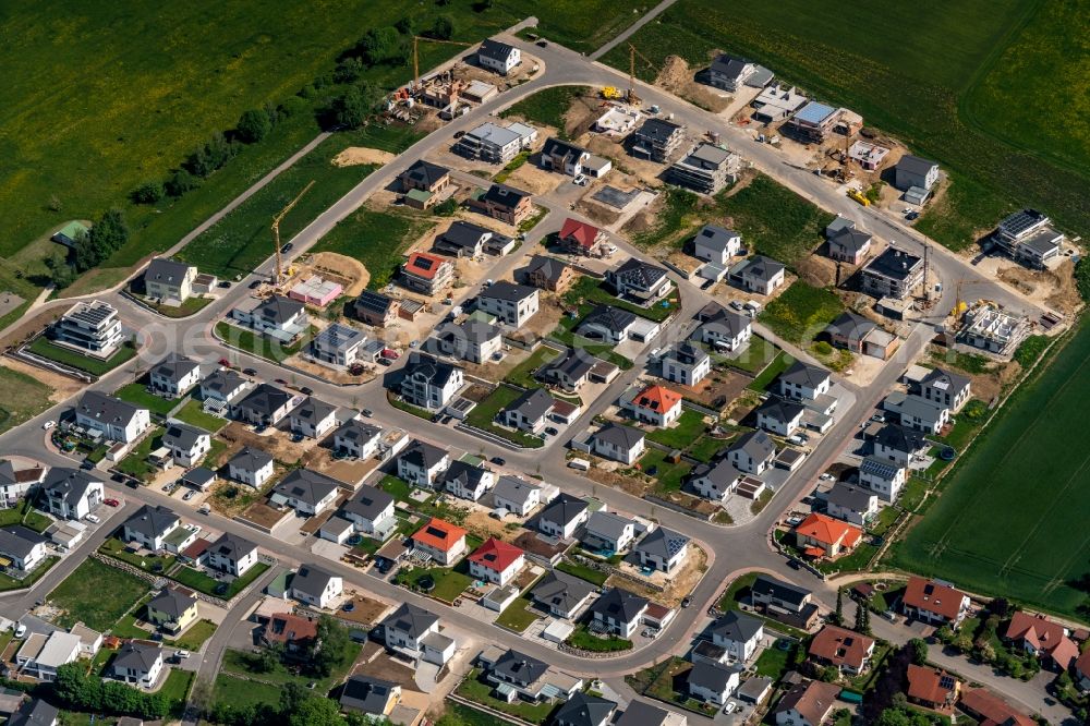 Aerial photograph Spaichingen - Single-family residential area of settlement on Heidengraben in Spaichingen in the state Baden-Wuerttemberg, Germany