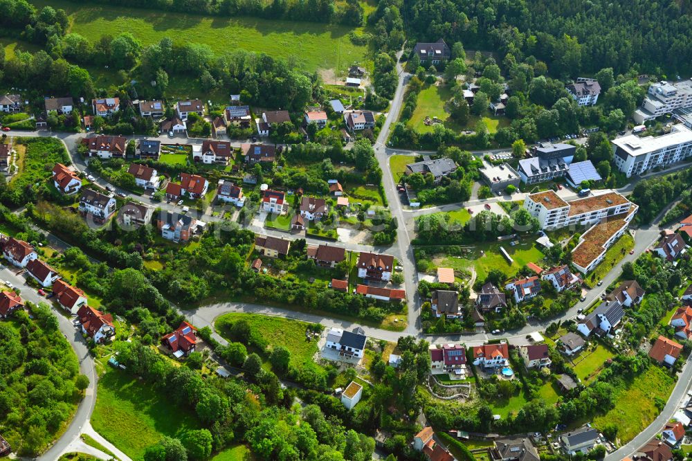 Aerial photograph Heiligenstadt i.OFr. - Residential area of single-family settlement on street Wacholderweg in Heiligenstadt i.OFr. in the state Bavaria, Germany