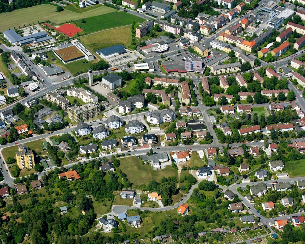 Aerial image Hohensaas - Single-family residential area of settlement in Hohensaas in the state Bavaria, Germany