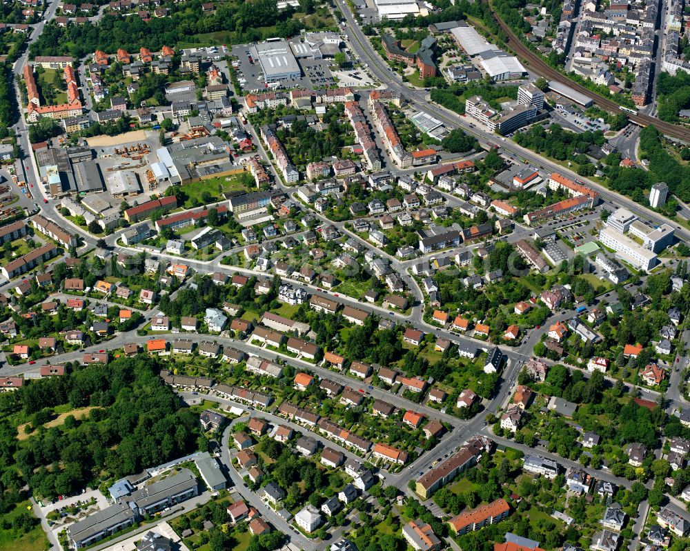 Aerial photograph Hohensaas - Single-family residential area of settlement in Hohensaas in the state Bavaria, Germany