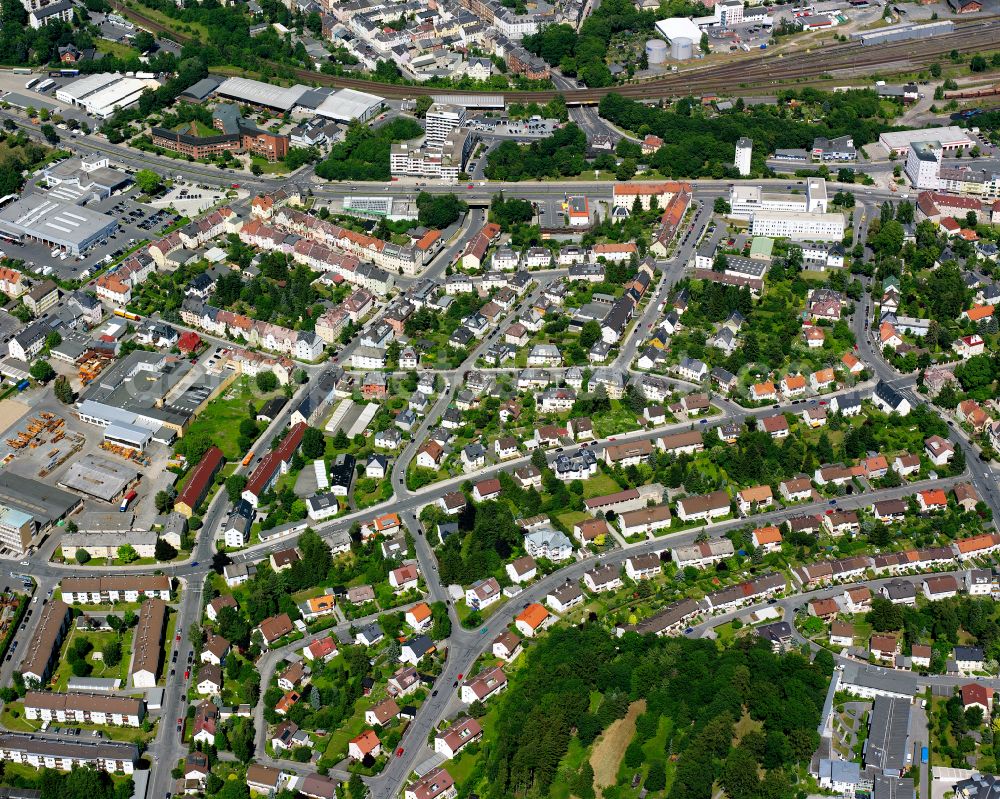 Aerial image Hohensaas - Single-family residential area of settlement in Hohensaas in the state Bavaria, Germany