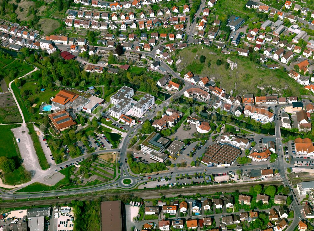 Aerial photograph Jungingen - Single-family residential area of settlement in Jungingen in the state Baden-Wuerttemberg, Germany