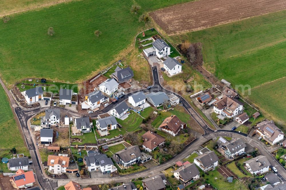 Aerial image Schuttertal - Single-family residential area of settlement Am Kapf - Talblick in Schuttertal in the state Baden-Wuerttemberg, Germany