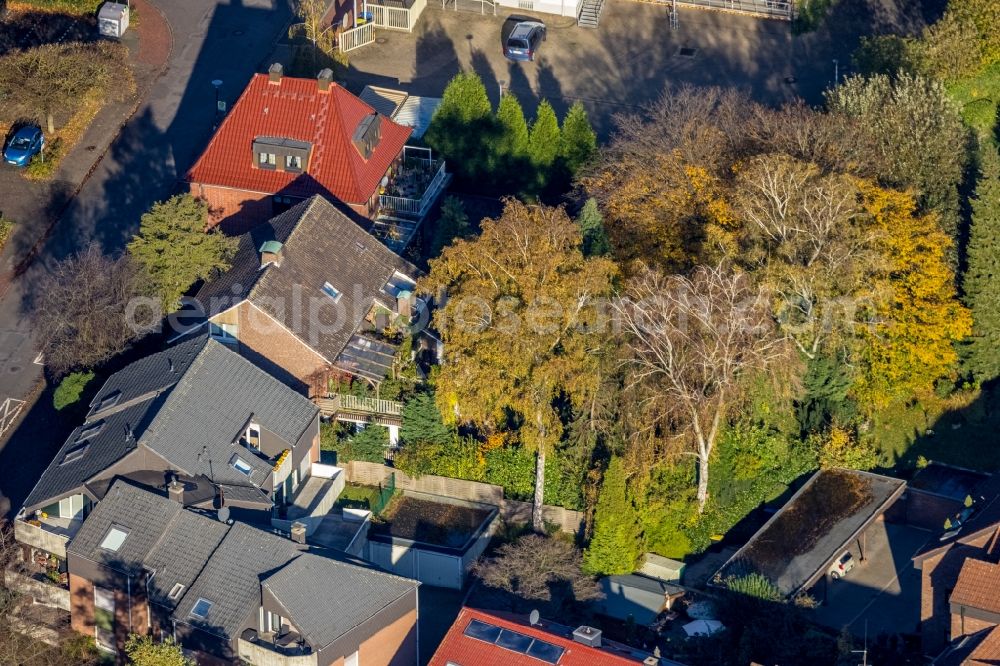 Aerial image Haltern am See - Single-family residential area of settlement on Koeppstrasse in Haltern am See in the state North Rhine-Westphalia, Germany