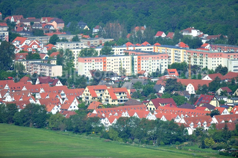 Graal-Müritz from the bird's eye view: Single-family residential area of settlement Koppenheide in Graal-Mueritz in the state Mecklenburg - Western Pomerania, Germany