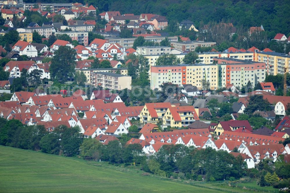 Aerial image Graal-Müritz - Single-family residential area of settlement Koppenheide in Graal-Mueritz in the state Mecklenburg - Western Pomerania, Germany