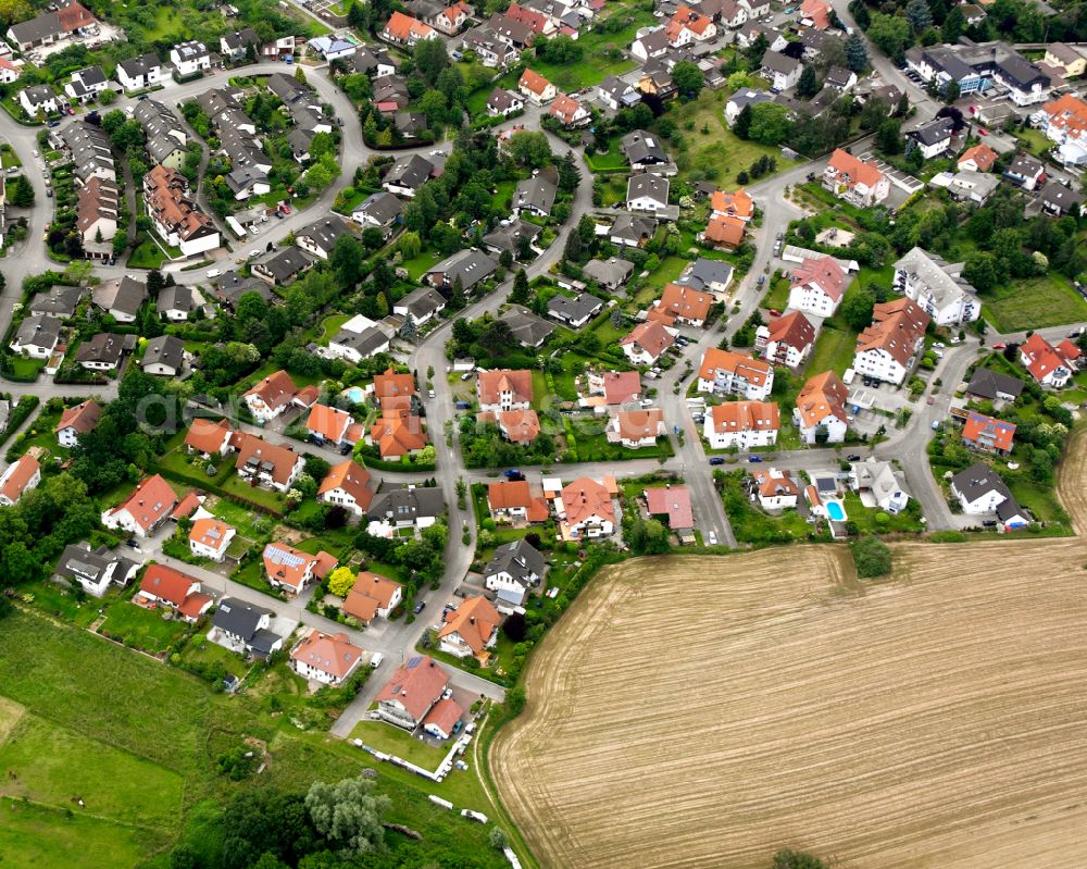 Aerial photograph Kork - Single-family residential area of settlement in Kork in the state Baden-Wuerttemberg, Germany