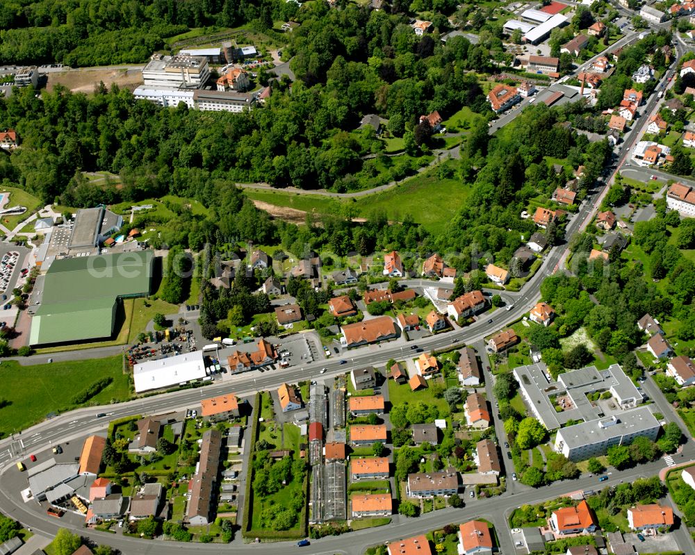 Aerial photograph Lauterbach (Hessen) - Single-family residential area of settlement in Lauterbach (Hessen) in the state Hesse, Germany