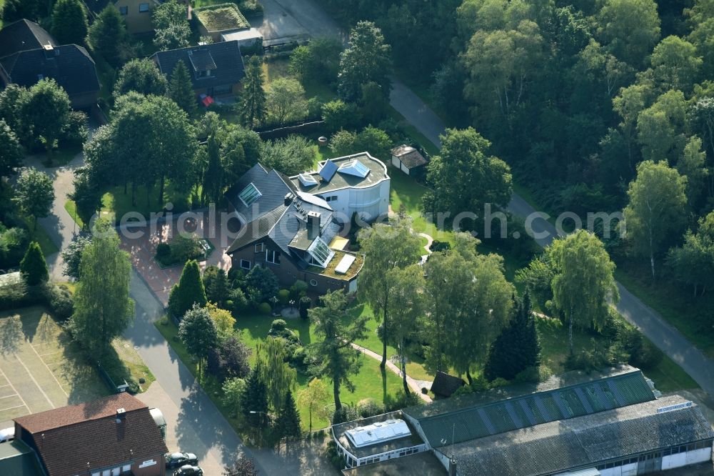 Aerial photograph Munster - Single-family residential area of settlement An der Raubkammer in Munster in the state Lower Saxony