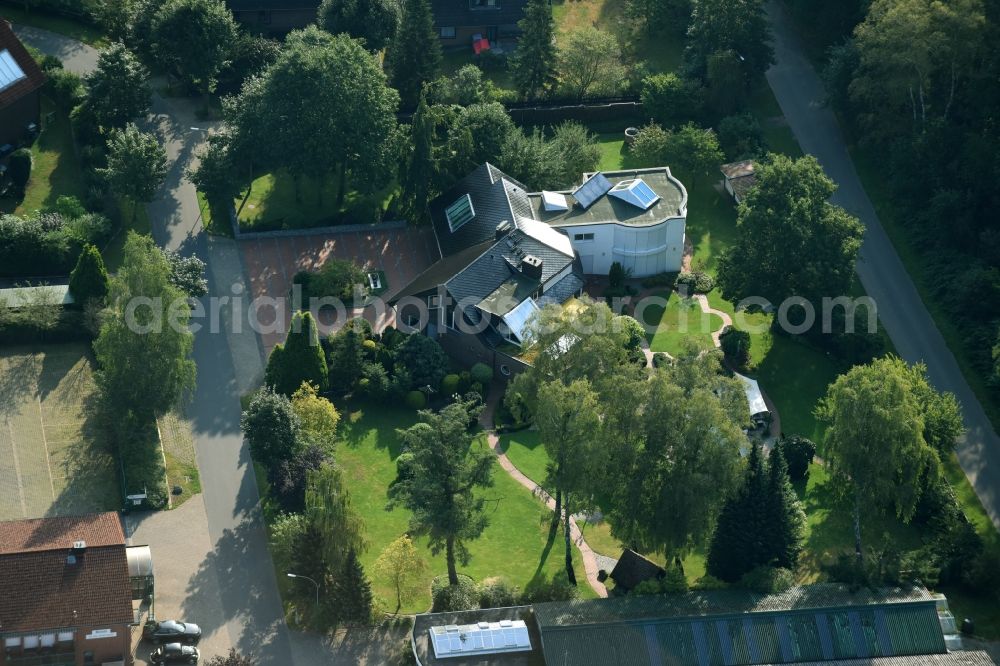 Munster from above - Single-family residential area of settlement An der Raubkammer in Munster in the state Lower Saxony