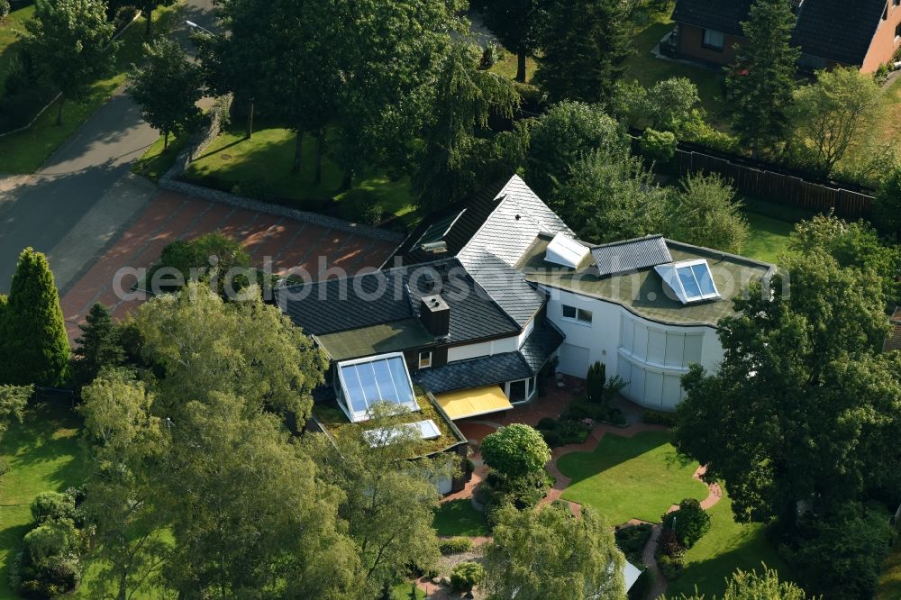 Munster from above - Single-family residential area of settlement An der Raubkammer in Munster in the state Lower Saxony