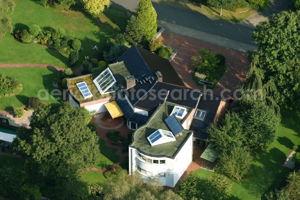 Aerial image Munster - Single-family residential area of settlement An der Raubkammer in Munster in the state Lower Saxony