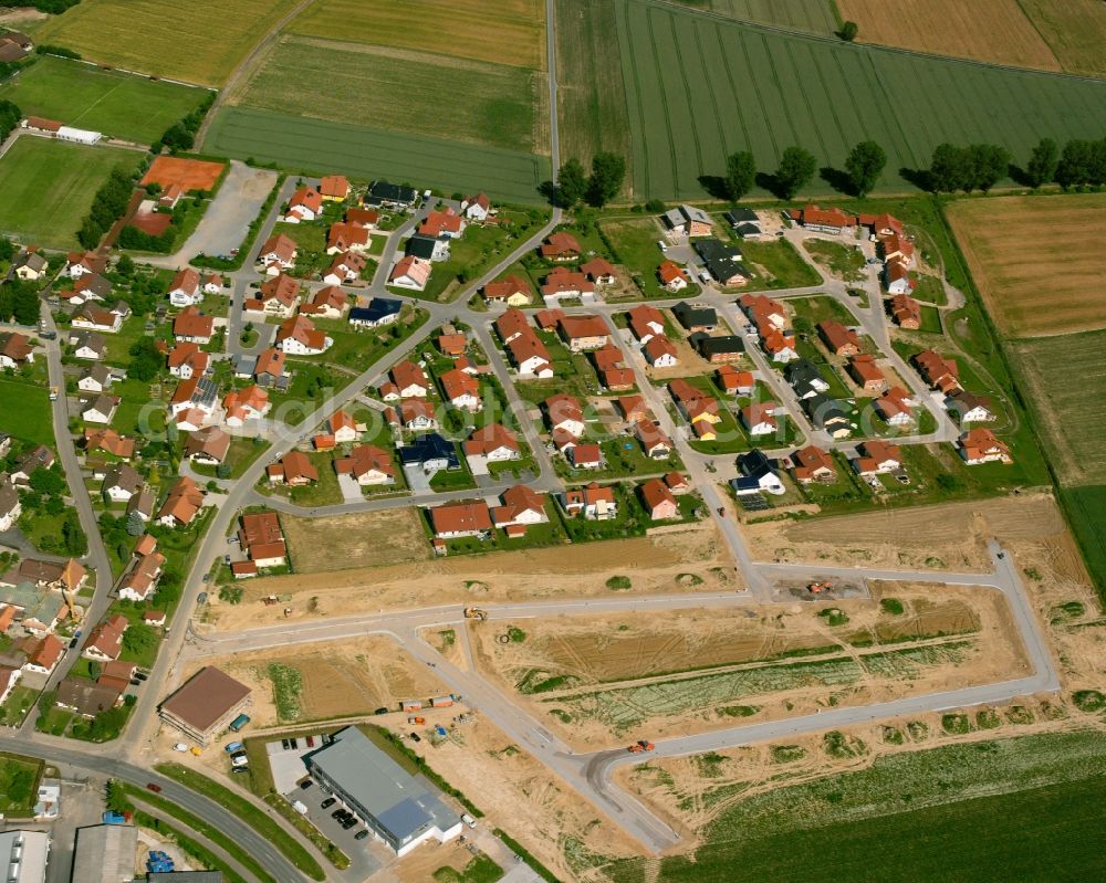 Aerial photograph Oberwinkling - Single-family residential area of settlement in Oberwinkling in the state Bavaria, Germany