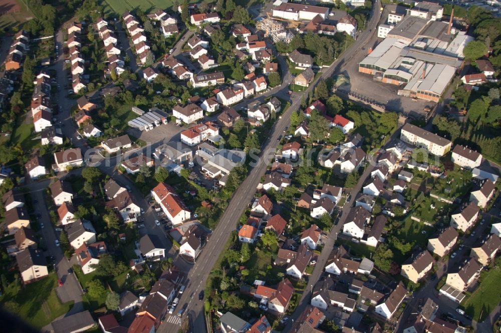 Aerial image Bretten - Single-family residential area of settlement in the district Diedelsheim in Bretten in the state Baden-Wuerttemberg