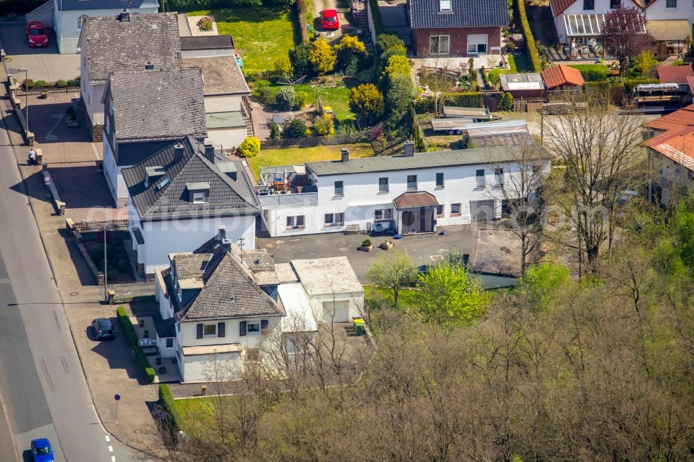 Aerial image Netphen - Single-family residential area of settlement Siegstrasse - Burgstrasse in the district Dreis-Tiefenbach in Netphen in the state North Rhine-Westphalia, Germany