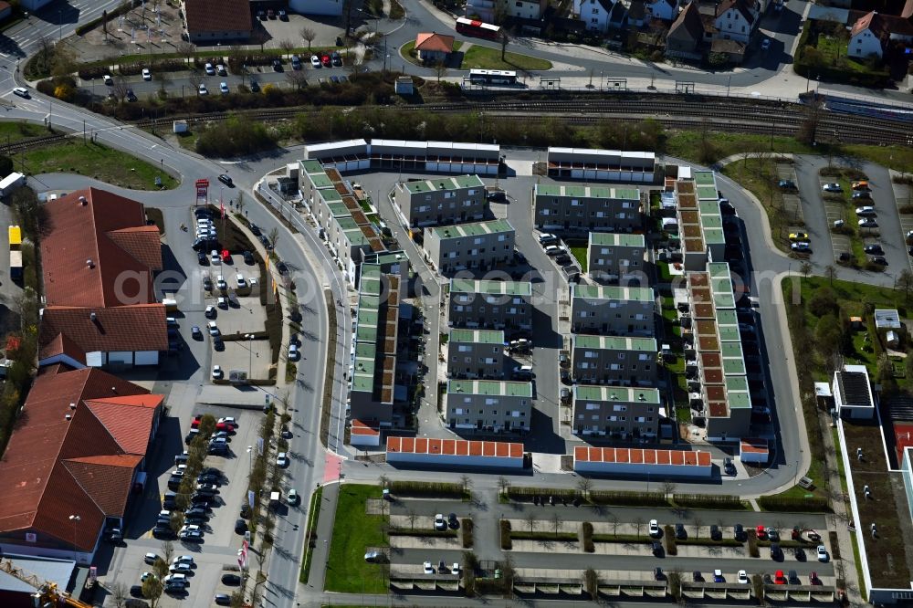 Eckental from the bird's eye view: Single-family residential area of settlement on Neunkirchener Strasse in the district Eschenau in Eckental in the state Bavaria, Germany