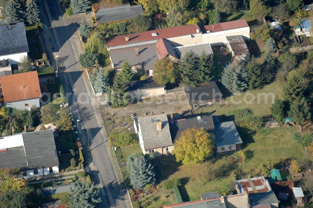 Berlin from the bird's eye view: Single-family residential area of settlement on Siedlungsring, Bucher Chaussee, Erekweg, Swantewitstrasse, Zum Kappgraben, Lanzelotstrasse in the district Karow in Berlin, Germany