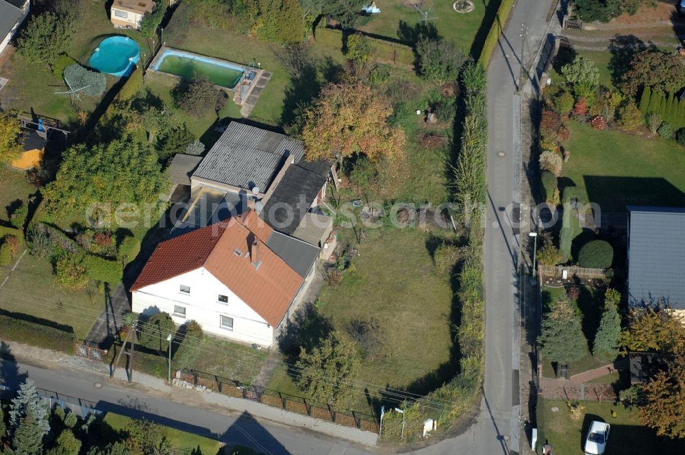 Aerial image Berlin - Single-family residential area of settlement on Siedlungsring, Bucher Chaussee, Erekweg, Swantewitstrasse, Zum Kappgraben, Lanzelotstrasse in the district Karow in Berlin, Germany