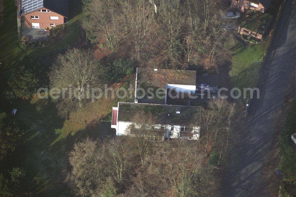 Aerial image Ibbenbüren - Single-family residential area of settlement on Nordstrasse in the district Schafberg in Ibbenbueren in the state North Rhine-Westphalia, Germany