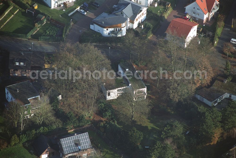 Aerial photograph Ibbenbüren - Single-family residential area of settlement on Nordstrasse in the district Schafberg in Ibbenbueren in the state North Rhine-Westphalia, Germany