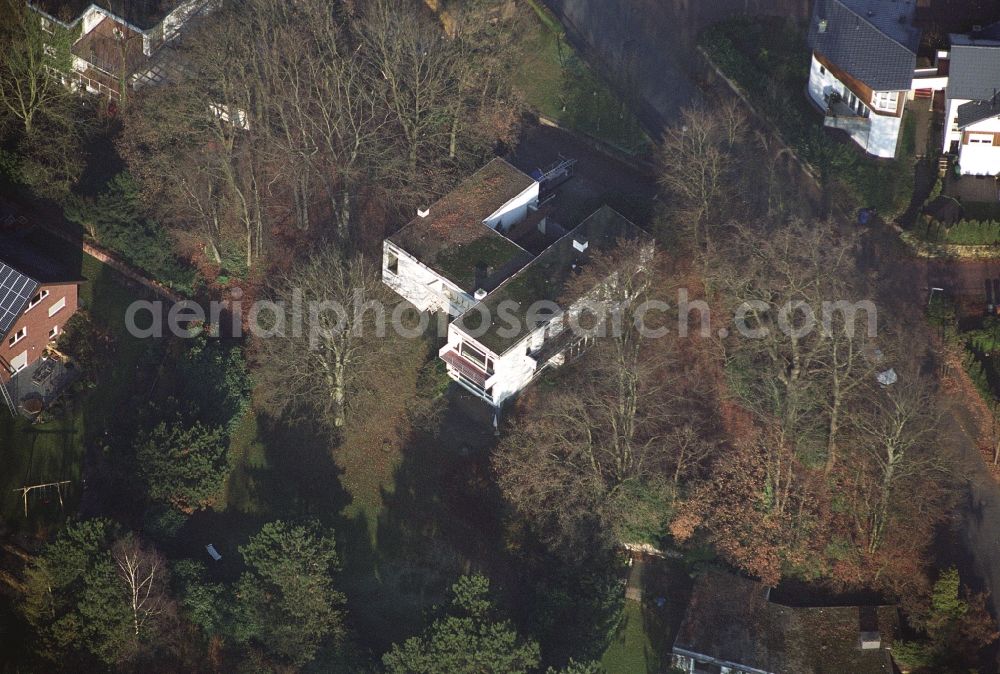 Ibbenbüren from above - Single-family residential area of settlement on Nordstrasse in the district Schafberg in Ibbenbueren in the state North Rhine-Westphalia, Germany