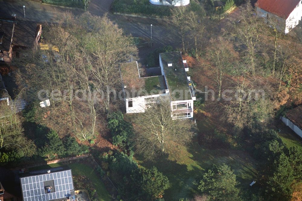 Aerial image Ibbenbüren - Single-family residential area of settlement on Nordstrasse in the district Schafberg in Ibbenbueren in the state North Rhine-Westphalia, Germany