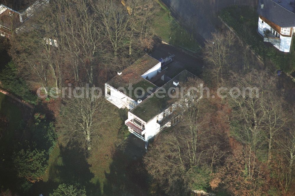 Ibbenbüren from the bird's eye view: Single-family residential area of settlement on Nordstrasse in the district Schafberg in Ibbenbueren in the state North Rhine-Westphalia, Germany