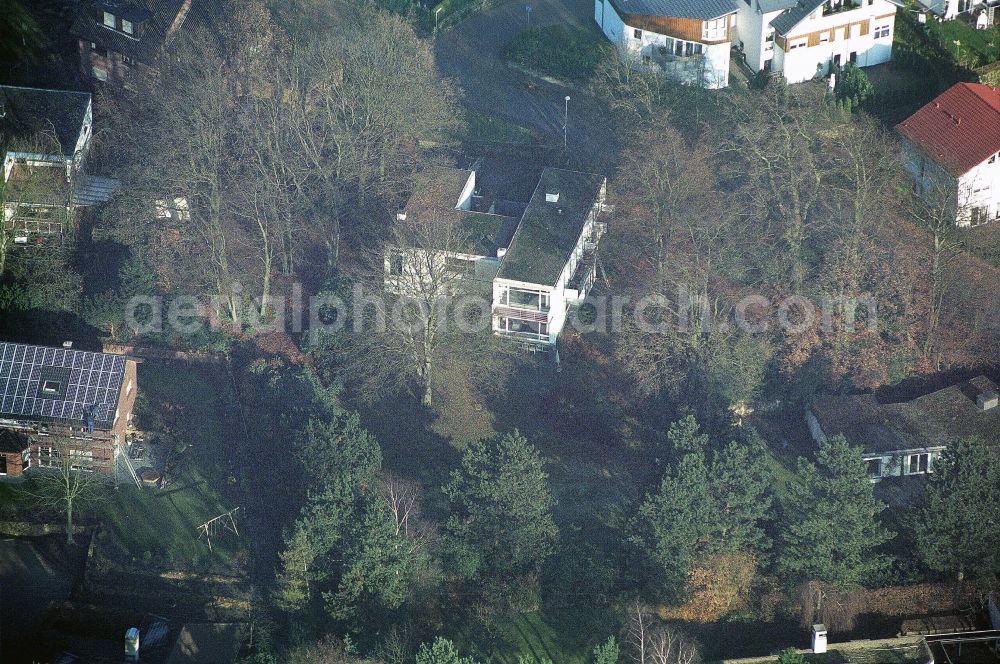 Aerial image Ibbenbüren - Single-family residential area of settlement on Nordstrasse in the district Schafberg in Ibbenbueren in the state North Rhine-Westphalia, Germany