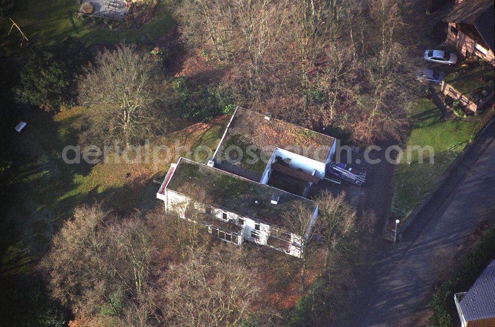 Aerial photograph Ibbenbüren - Single-family residential area of settlement on Nordstrasse in the district Schafberg in Ibbenbueren in the state North Rhine-Westphalia, Germany