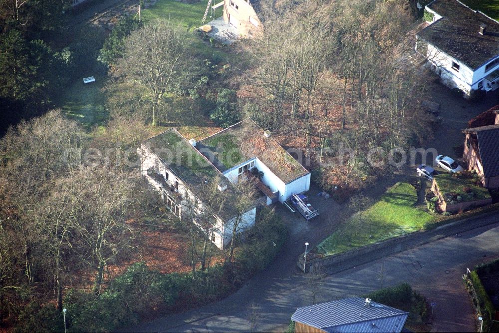 Aerial photograph Ibbenbüren - Single-family residential area of settlement on Nordstrasse in the district Schafberg in Ibbenbueren in the state North Rhine-Westphalia, Germany