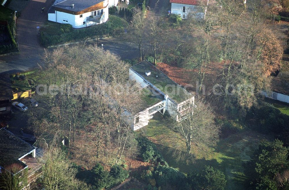 Aerial photograph Ibbenbüren - Single-family residential area of settlement on Nordstrasse in the district Schafberg in Ibbenbueren in the state North Rhine-Westphalia, Germany