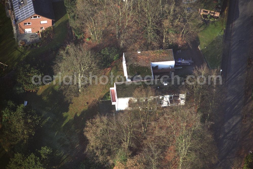 Aerial image Ibbenbüren - Single-family residential area of settlement on Nordstrasse in the district Schafberg in Ibbenbueren in the state North Rhine-Westphalia, Germany