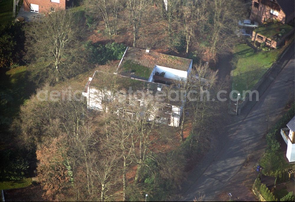 Ibbenbüren from above - Single-family residential area of settlement on Nordstrasse in the district Schafberg in Ibbenbueren in the state North Rhine-Westphalia, Germany